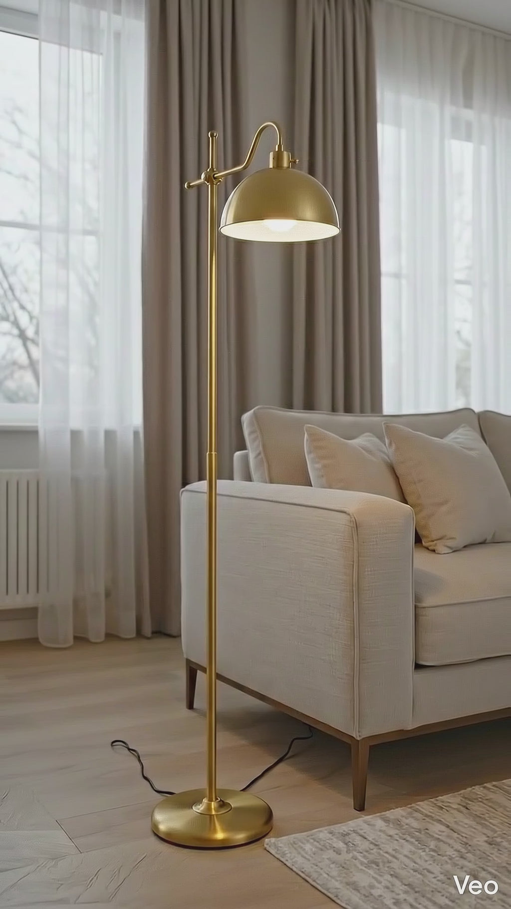 Glorea Gold Metal Lambader